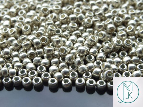 10g 558 Galvanized Aluminium Toho Seed Beads 6/0 4mm Michael's UK Jewellery