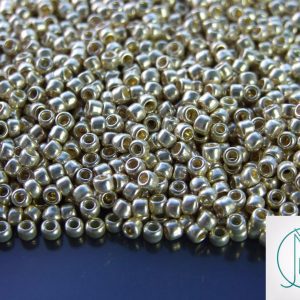 10g 558 Galvanized Aluminium Toho Seed Beads 8/0 3mm Michael's UK Jewellery