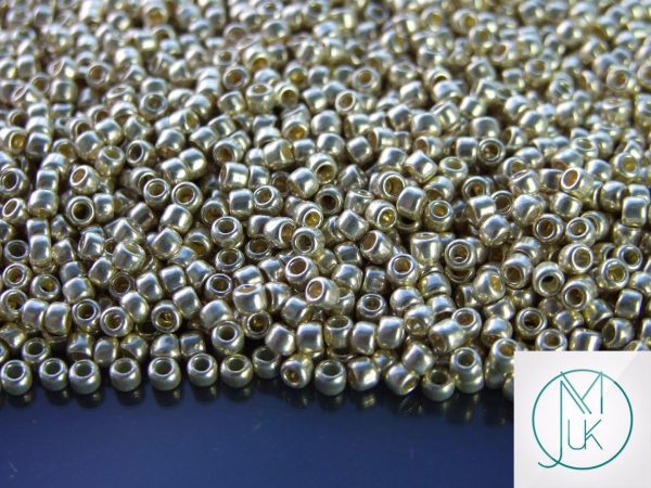 10g 558 Galvanized Aluminium Toho Seed Beads 8/0 3mm Michael's UK Jewellery