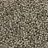 TOHO Seed Beads 566 Metallic Frosted Antique Silver 11/0 beads mouse