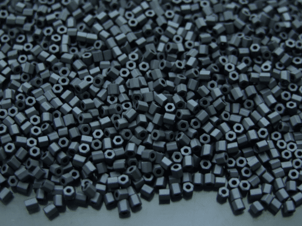 10g 611 Matte Color Opaque Grey Toho Hexagon Seed Beads 11/0 2mm Michael's UK Jewellery