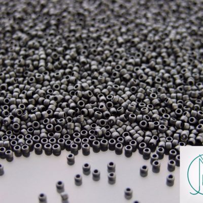 10g 611 Matte Color Opaque Grey Toho Seed Beads 15/0 1.5mm Michael's UK Jewellery