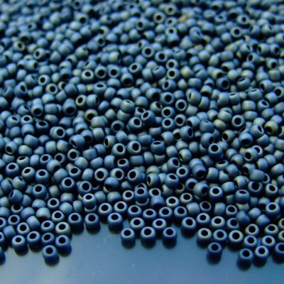 TOHO Seed Beads 612 Matte Color Gun Metal 11/0 beads mouse