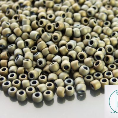10g 613 Matte Color Iris Grey Toho Seed Beads 6/0 4mm Michael's UK Jewellery