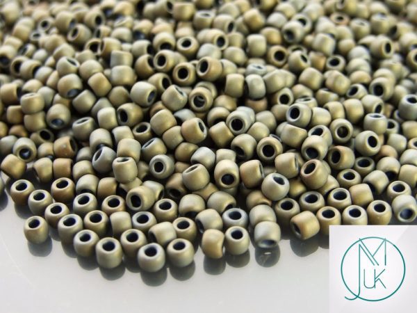 10g 613 Matte Color Iris Grey Toho Seed Beads 6/0 4mm Michael's UK Jewellery