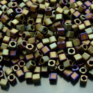 10g 614 Matte Color Iris Brown Toho Cube Seed Beads 4mm Michael's UK Jewellery