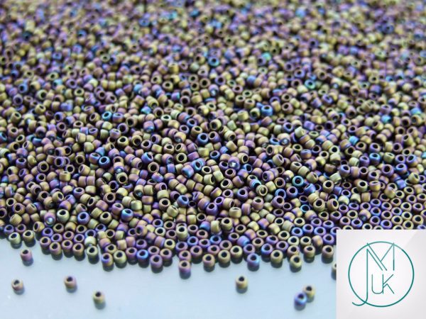 10g 615 Matte Color Iris Purple Toho Seed Beads 15/0 1.5mm Michael's UK Jewellery