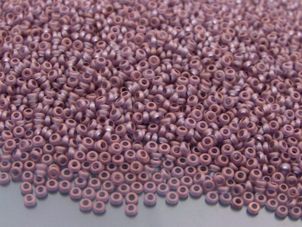 10g 633F Frosted Brown Sugar Toho Demi Round Seed Beads 11/0 2mm Michael's UK Jewellery