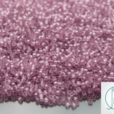 10g 6F Transparent Light Amethyst Frosted Toho Seed Beads 15/0 1.5mm Michael's UK Jewellery