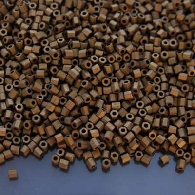 10g 702 Matte Color Dark Copper Toho Hexagon Seed Beads 11/0 2mm Michael's UK Jewellery
