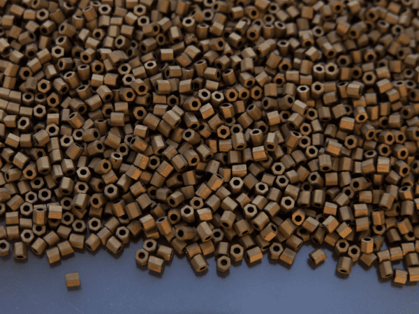 10g 702 Matte Color Dark Copper Toho Hexagon Seed Beads 11/0 2mm Michael's UK Jewellery