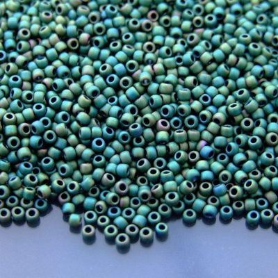TOHO Seed Beads 710 Matte Color Aquarius 11/0 beads mouse