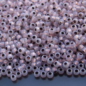 10g 741 Copper Lined Alabaster Toho Seed Beads 8/0 3mm Michael's UK Jewellery