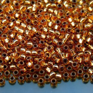 10g 744 Copper Lined Light Topaz Toho Seed Beads 6/0 4mm Michael's UK Jewellery