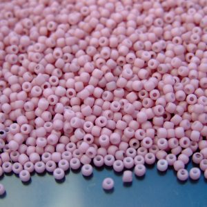 10g 765 Opaque Pastel Frosted Plumeria Toho Seed Beads 11/0 2.2mm Michael's UK Jewellery