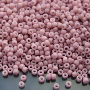 10g 765 Opaque Pastel Frosted Plumeria Toho Seed Beads 8/0 3mm Michael's UK Jewellery
