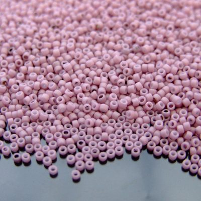 10g 766 Opaque Pastel Frosted Light Lilac Toho Seed Beads 15/0 1.5mm Michael's UK Jewellery