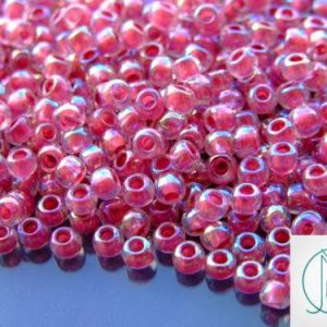 10g 771 Inside Coloror Crystal/Straw Lined Rainbow Toho Seed Beads 6/0 4mm Michael's UK Jewellery