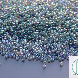 10g 773 Inside Color Rainbow Crystal/Montana Toho Seed Beads 15/0 1.5mm Michael's UK Jewellery