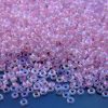 10g 780 Inside Color Rainbow Crystal Bubble Gum Lined Toho Demi Round Seed Beads 8/0 3mm Michael's UK Jewellery