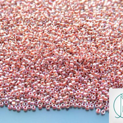10g 784 Inside Color Rainbow Crystal/Sandstone Lined Toho Seed Beads 15/0 1.5mm Michael's UK Jewellery
