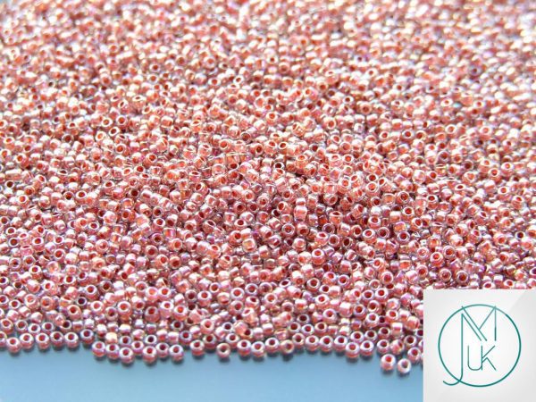 10g 784 Inside Color Rainbow Crystal/Sandstone Lined Toho Seed Beads 15/0 1.5mm Michael's UK Jewellery