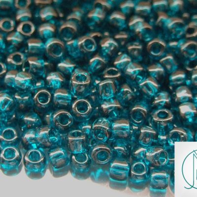 TOHO Seed Beads 7BD Transparent Capri Blue 3/0 beads mouse
