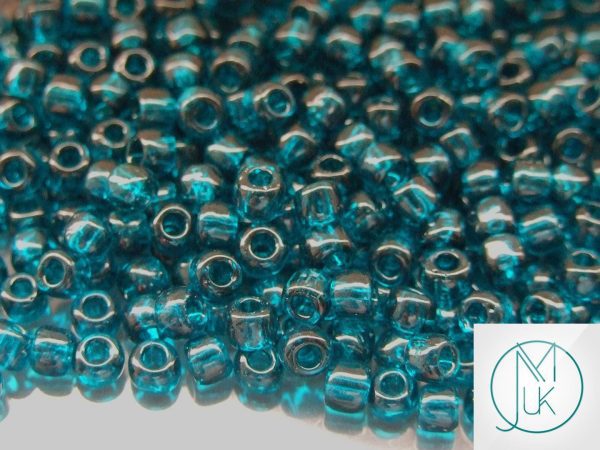 10g 7BD Transparent Capri Blue Toho Seed Beads 3/0 5.5mm Michael's UK Jewellery