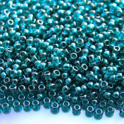 TOHO Seed Beads 7BD Transparent Capri Blue 8/0 beads mouse