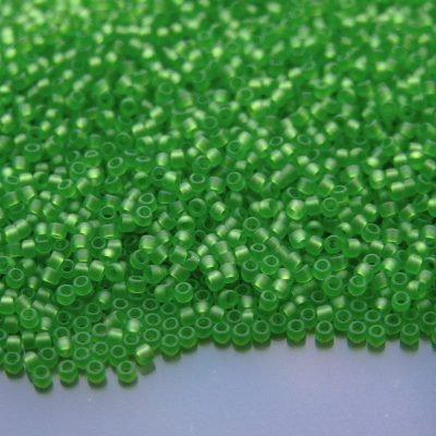 10g 7F Transparent Frosted Peridot Toho Seed Beads 15/0 1.5mm Michael's UK Jewellery