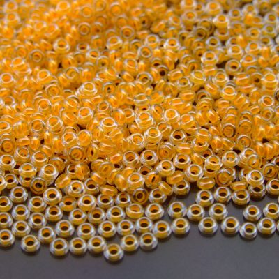 10g 801 Luminous Light Sapphire/Neon Pink Lined Toho Demi Round Seed Beads 8/0 3mm Michael's UK Jewellery