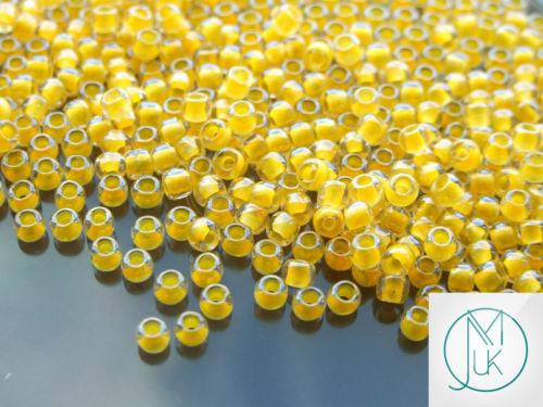 10g 801 Luminous Neon Tangerine Toho Seed Beads 6/0 4mm Michael's UK Jewellery