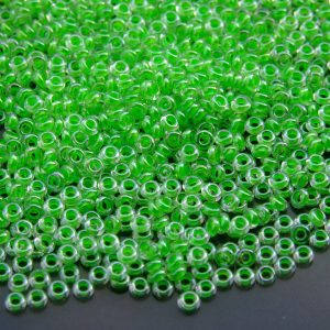 10g 805 Luminous Neon Green Toho Demi Round Seed Beads 8/0 3mm Michael's UK Jewellery