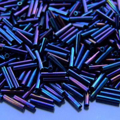 10g 82 Metallic Nebula Toho Bugle Seed Beads 9mm Michael's UK Jewellery