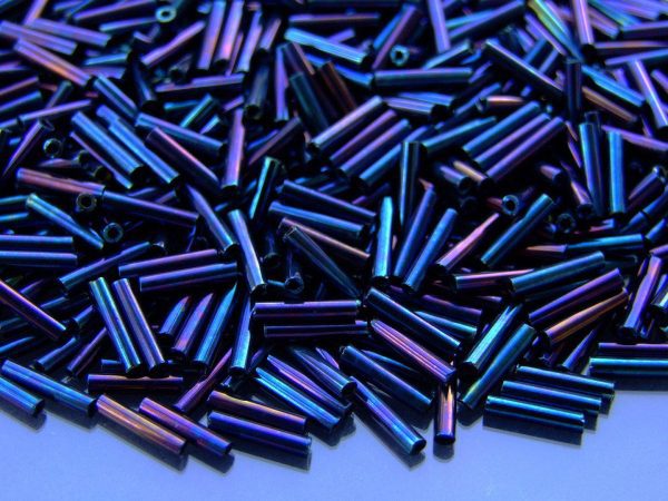 10g 82 Metallic Nebula Toho Bugle Seed Beads 9mm Michael's UK Jewellery