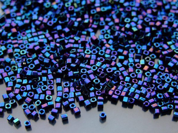 10g 82 Metallic Nebula Toho Cube Seed Beads 1.5mm Michael's UK Jewellery