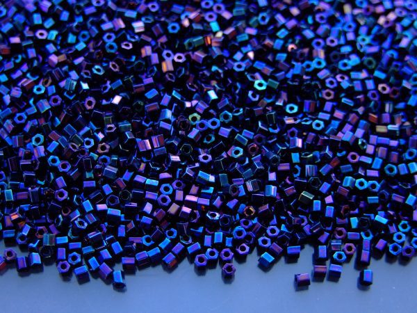 10g 82 Metallic Nebula Toho Hexagon Seed Beads 11/0 2mm Michael's UK Jewellery