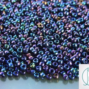 TOHO Seed Beads 82 Metallic Nebula 8/0 beads mouse
