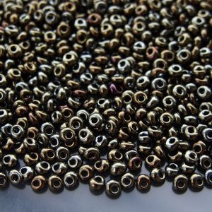 10g 83 Metallic Iris Brown Toho 3mm Magatama Seed Beads Michael's UK Jewellery