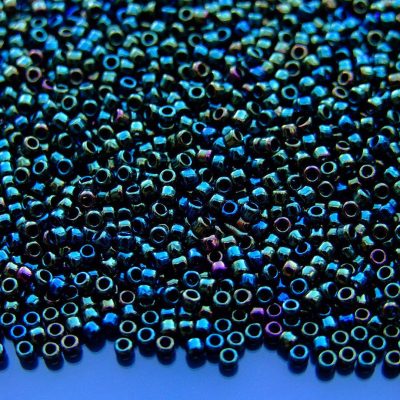 TOHO TAKUMI Beads 84 Metallic Iris Green Brown beads mouse