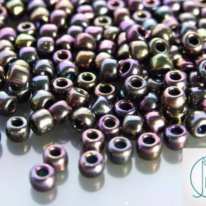 10g 85 Metallic Iris Purple Toho Seed Beads 3/0 5.5mm Michael's UK Jewellery