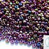 TOHO Seed Beads 85 Metallic Iris Purple 8/0 beads mouse