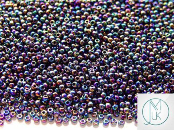 20g TOHO Beads 86 Metallic Iris Rainbow 11/0 beads mouse