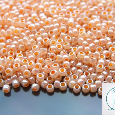 TOHO Seed Beads 904 Ceylon Apricot 8/0 beads mouse