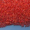10g 910 Silver Lined Flame Red Miyuki Seed Beads 15/0 1.5mm Michael's UK Jewellery