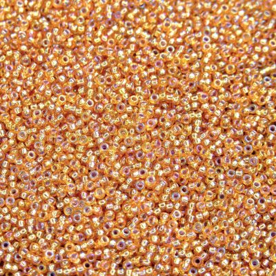 10g 91004 Silver Lined Dark Gold AB Miyuki Seed Beads 11/0 2mm Michael's UK Jewellery