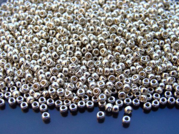 10g 91051 Galvanized Silver Miyuki Seed Beads 8/0 3mm Michael's UK Jewellery
