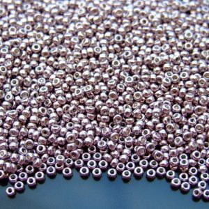 10g 91062D Galvanized Dusty Lilac Miyuki Seed Beads 11/0 2mm Michael's UK Jewellery