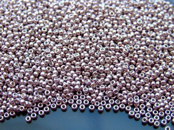 10g 91062D Galvanized Dusty Lilac Miyuki Seed Beads 11/0 2mm Michael's UK Jewellery