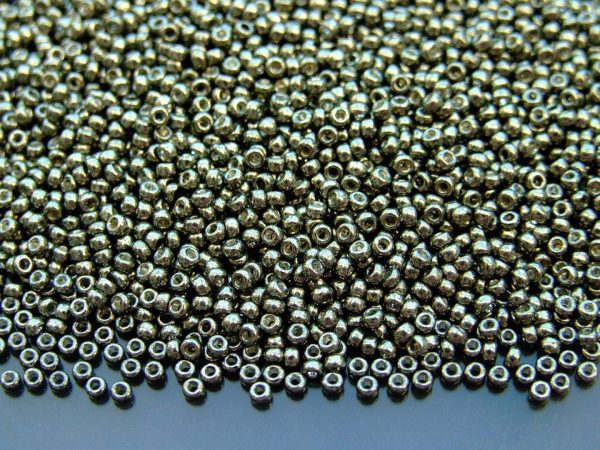 10g 91087 Galvanized Dark Steel Miyuki Seed Beads 11/0 2mm Michael's UK Jewellery